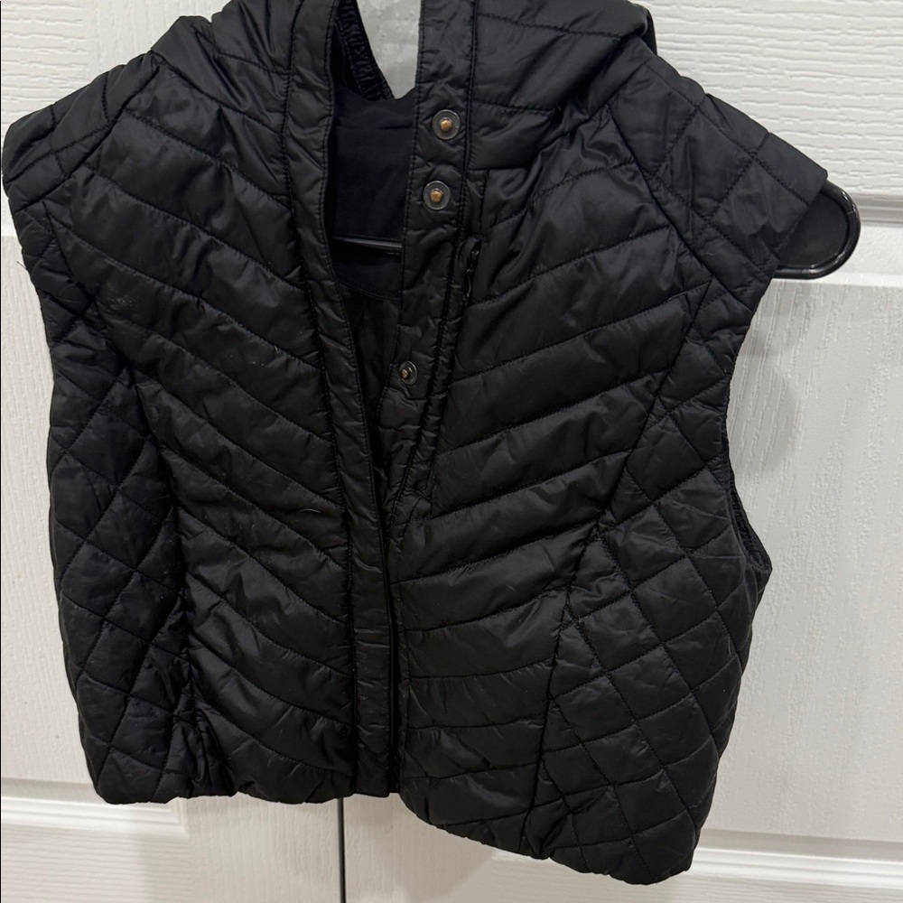 Black Quilted Women's Vest